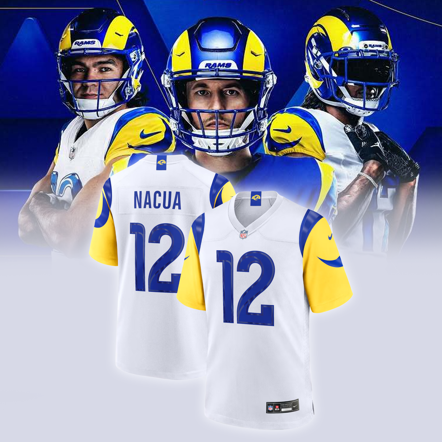 Limited Edition LA Rams Game Day Football Jersey