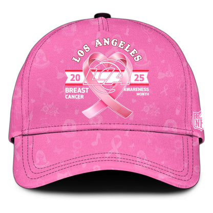 Los Angeles Rams Special Breast Cancer Awareness Month Limited Edition Hoodie 2025