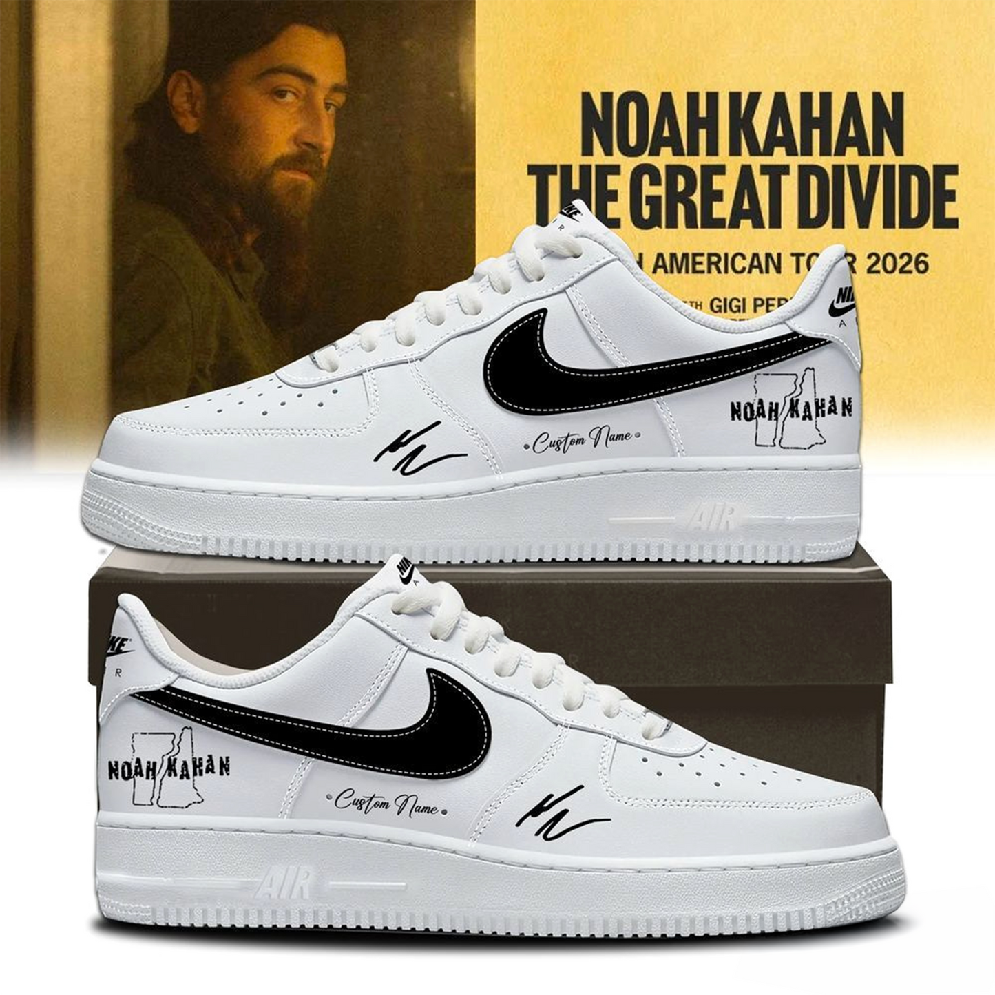 Noah Kahan The Great Divide Tour 2026 Shoes