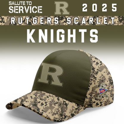 Rutgers Scarlet Knights Salute To Service Limited Hoodie and Cap 2025 Collection