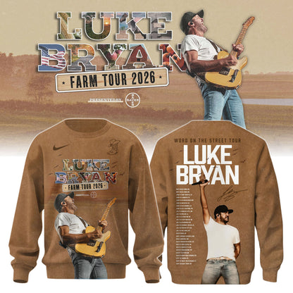The Word On The Street Tour Luke Bryan Limited Edition Sweatshirt
