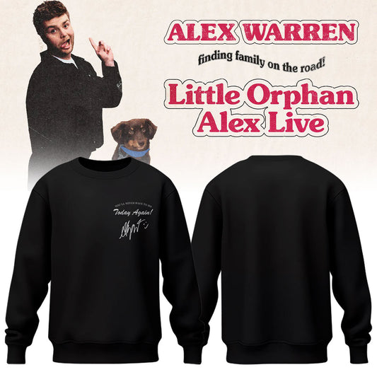 Alex Warren’s “Little Orphan Alex” Tour Sweatshirt
