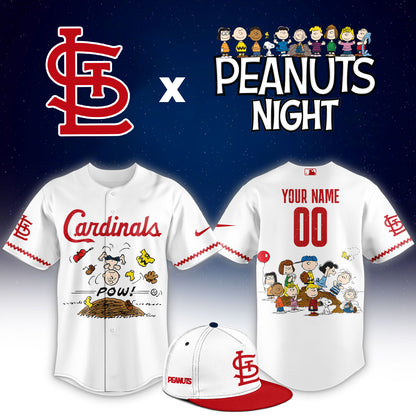 Baseball x Peanuts Night Limited Custom Jersey