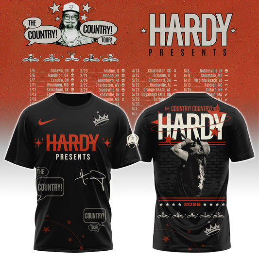 Hardy The Country Country Tour 2026 Tshirt