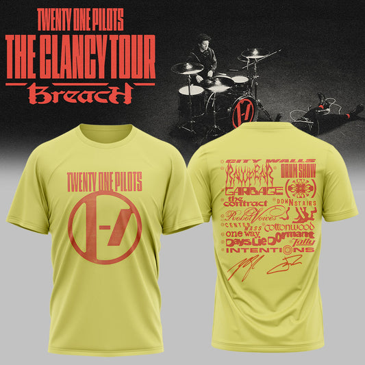 Twenty One Pilots The Clancy Tour: Breach tshirt