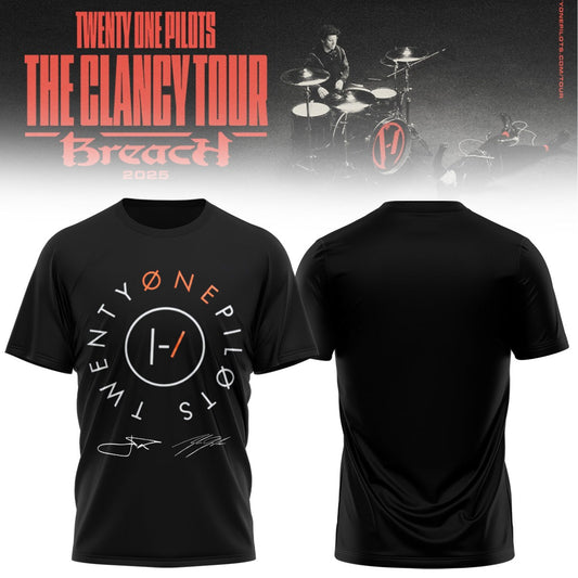Twenty One Pilots The Clancy Tour: Breach tshirt