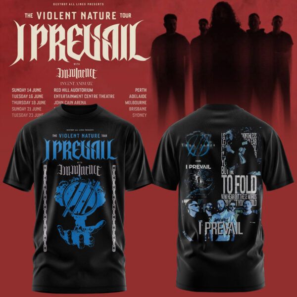 I PREVAIL – THE VIOLENT NATURE TOUR TEE