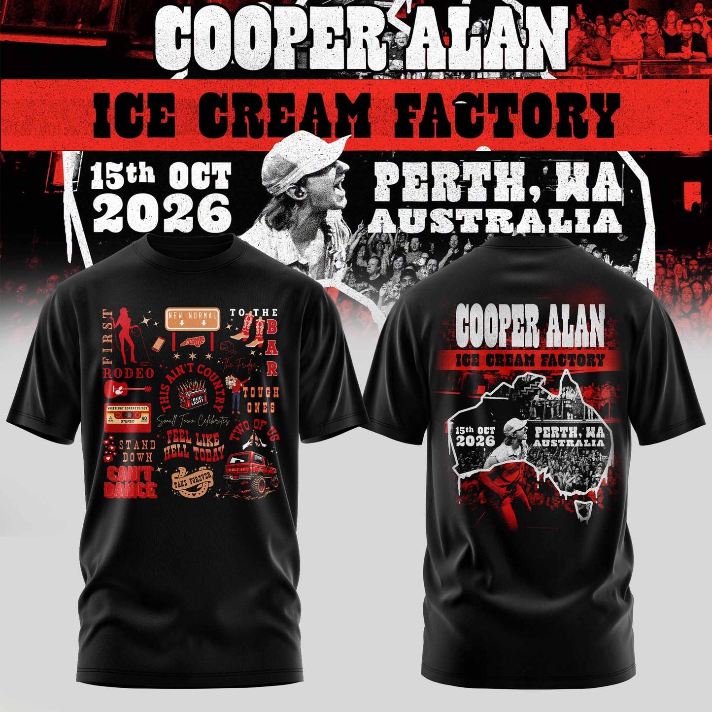 COOPER ALAN – ICE CREAM FACTORY TEE