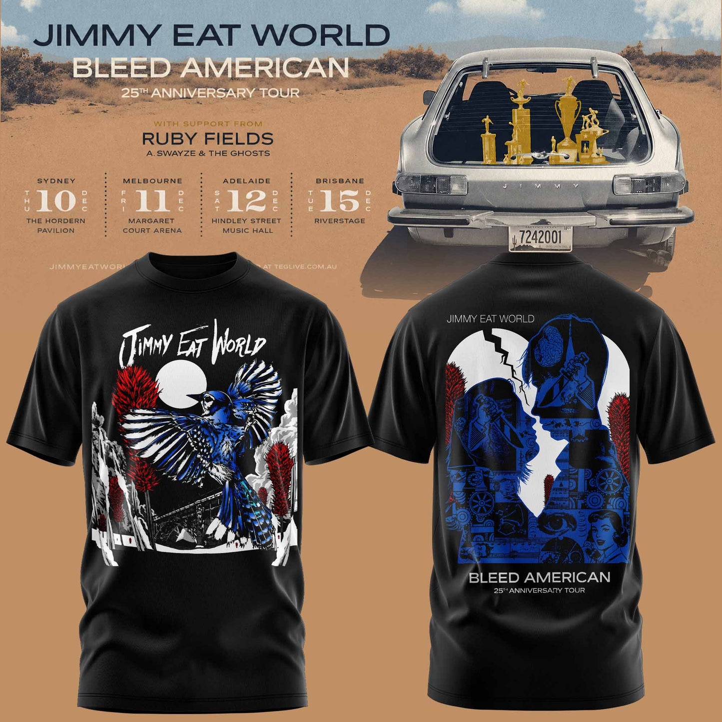JEW  – BLEED AMERICAN 25 YEARS TEE