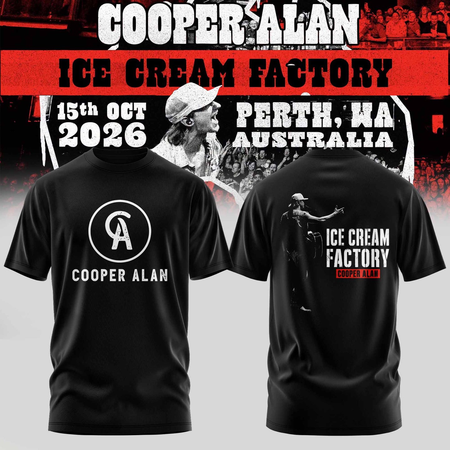 COOPER ALAN – ICE CREAM FACTORY TEE