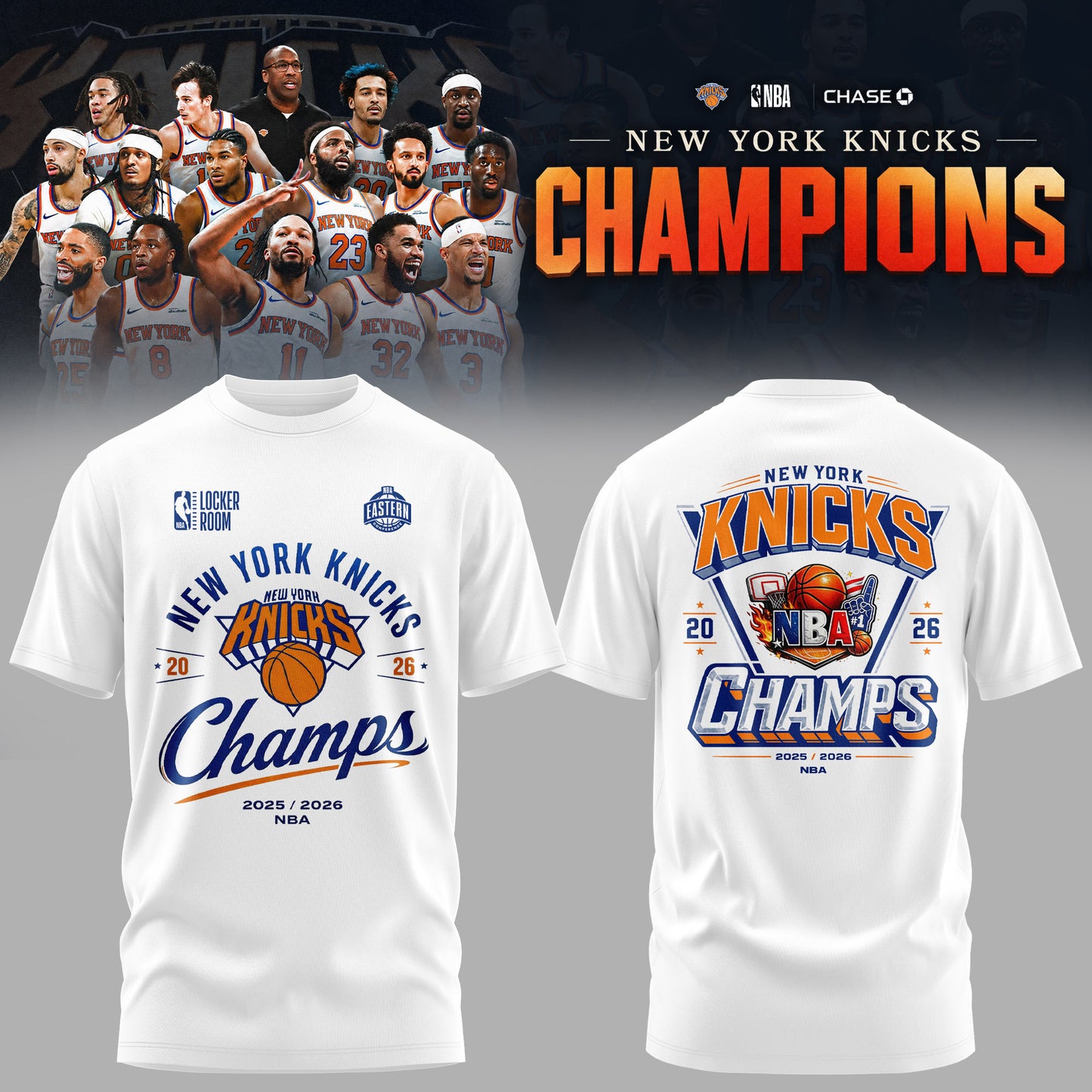 New York Knicks Eastern Conference Champions Edition Tshirt
