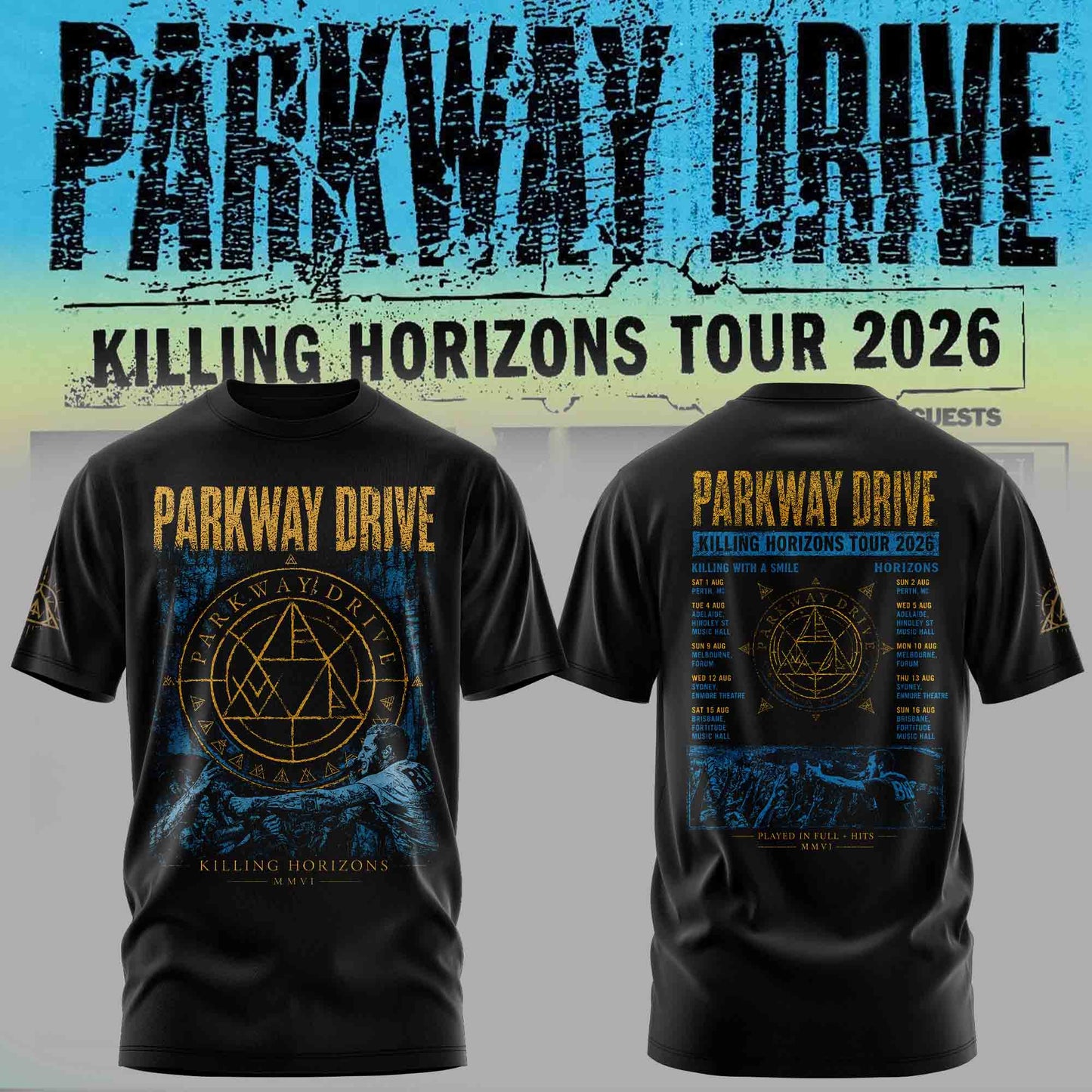 PARKWAY DRIVE – KILLING HORIZONS TOUR TEE