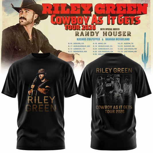 RILEY GREEN – COWBOY AS IT GETS COLLECTION Tshirt