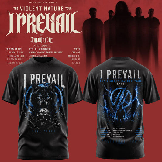 I PREVAIL – THE VIOLENT NATURE TOUR TEE