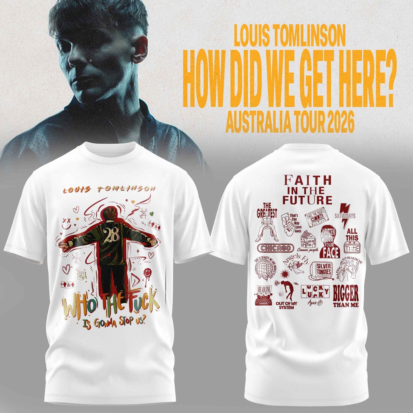 Louis Tomlinson – How Did We Get Here? T-shirt