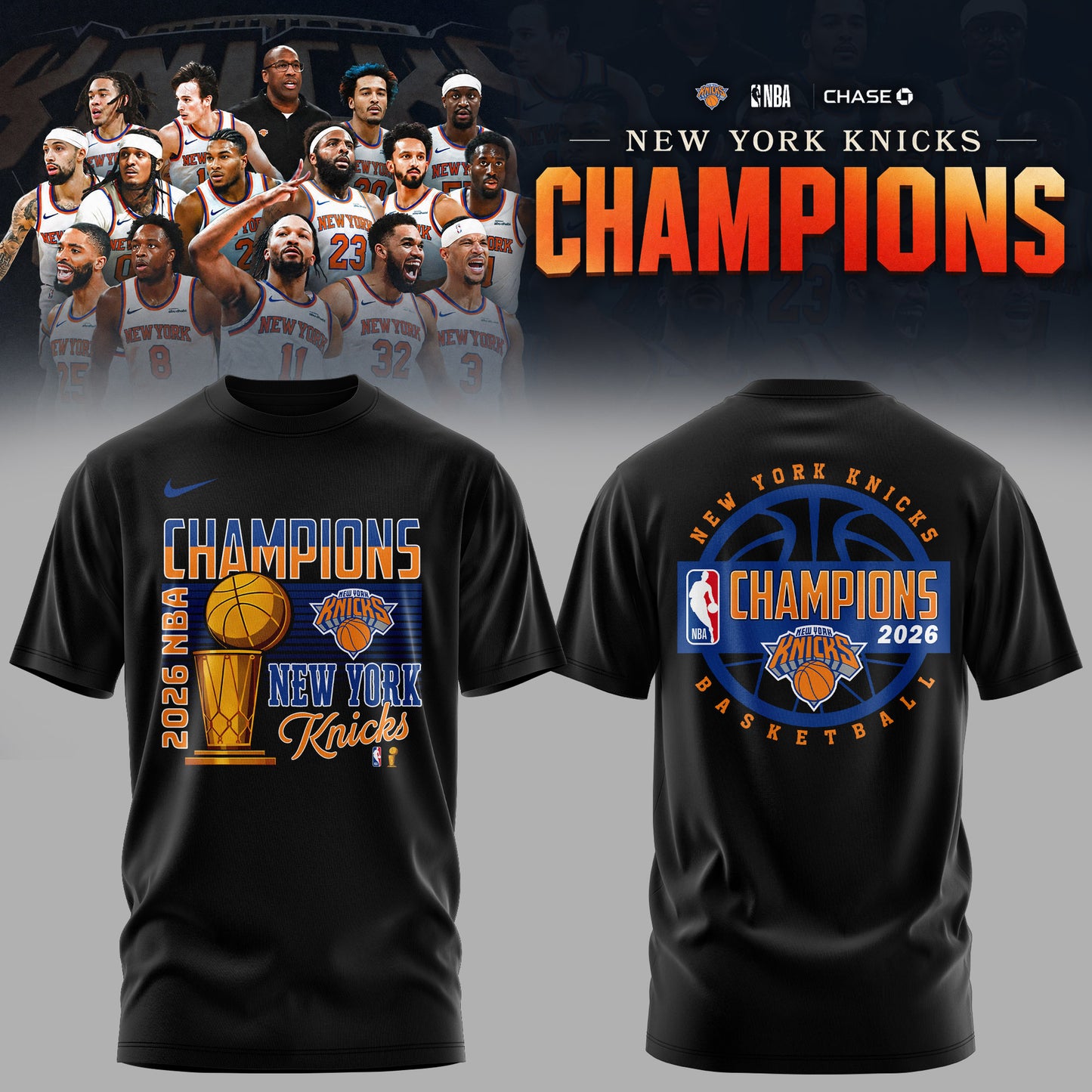 New York Knicks Eastern Conference Champions Edition Tshirt