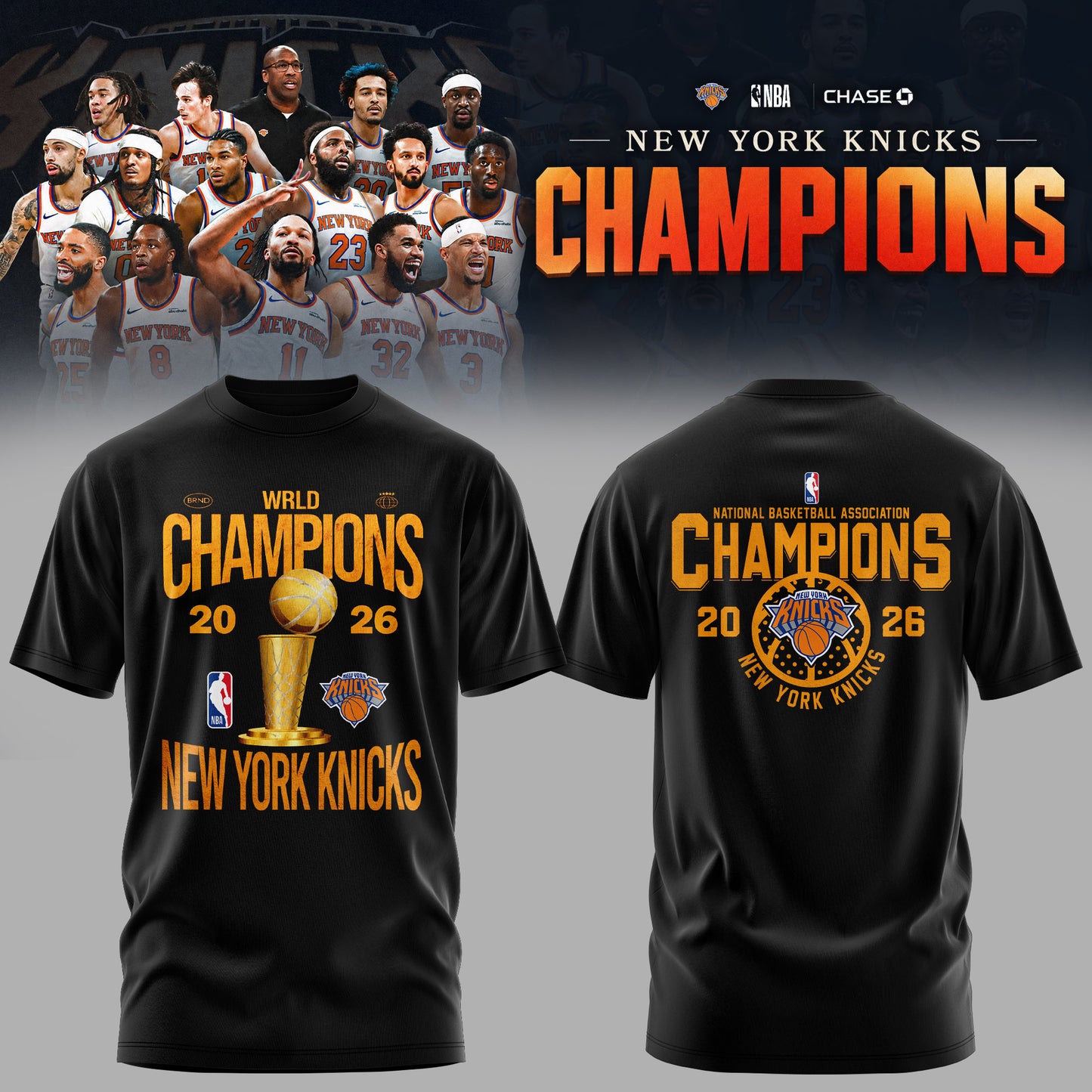 New York Knicks Eastern Conference Champions Edition Tshirt
