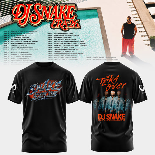 DJ Snake – Tour Era 2026 Limited Tshirt Edition Collection Is Here
