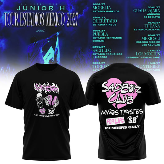 JUNIOR H “Sad Boyz” 2027 Tour T-Shirt Is Here