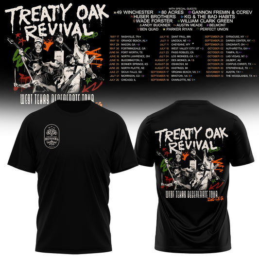 Treaty Oak Revival – West Texas Degenerate Tour! T-shirt