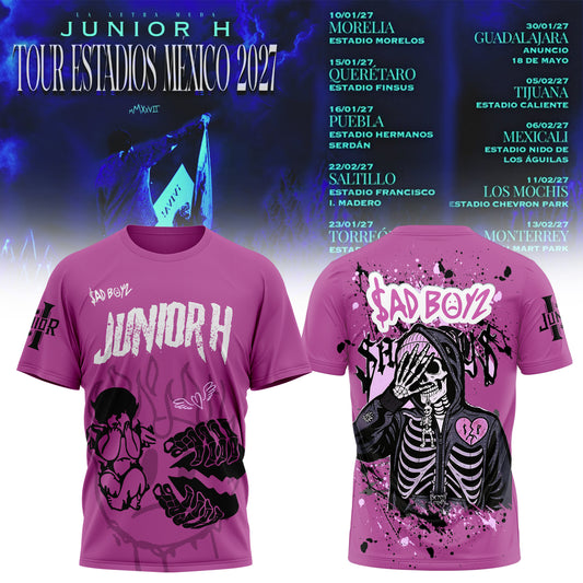 JUNIOR H “Sad Boyz” 2027 Tour T-Shirt Is Here