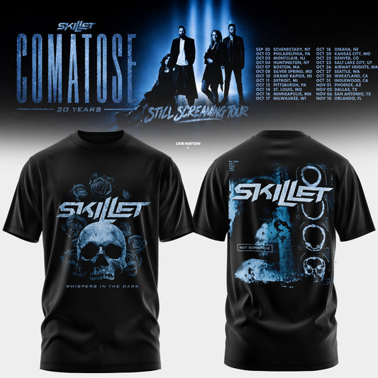 SKILLET “COMATOSE 20 YEARS” TSHIRT COLLECTION IS HERE