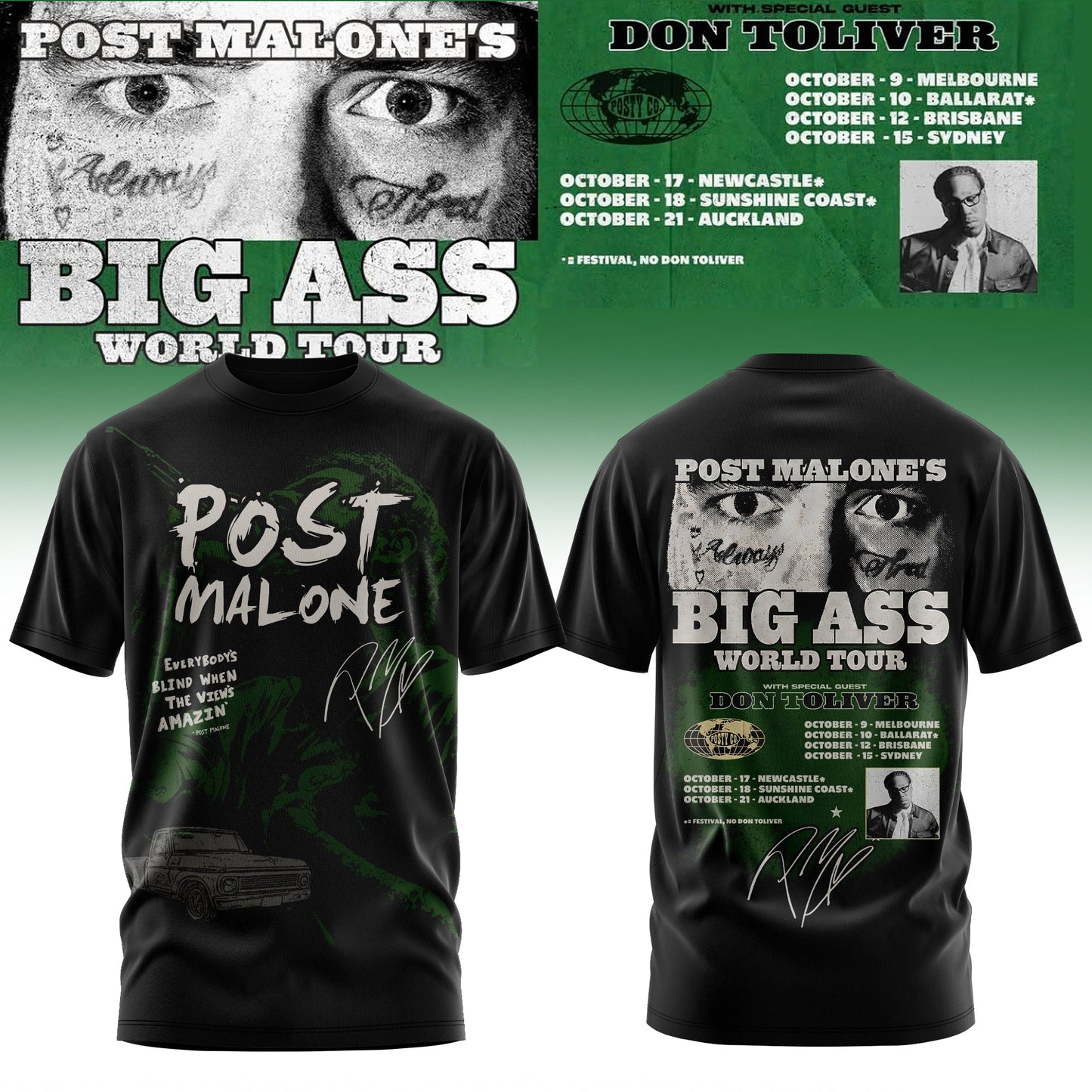 Big Ass World Tour Vintage Tee 1 Edition