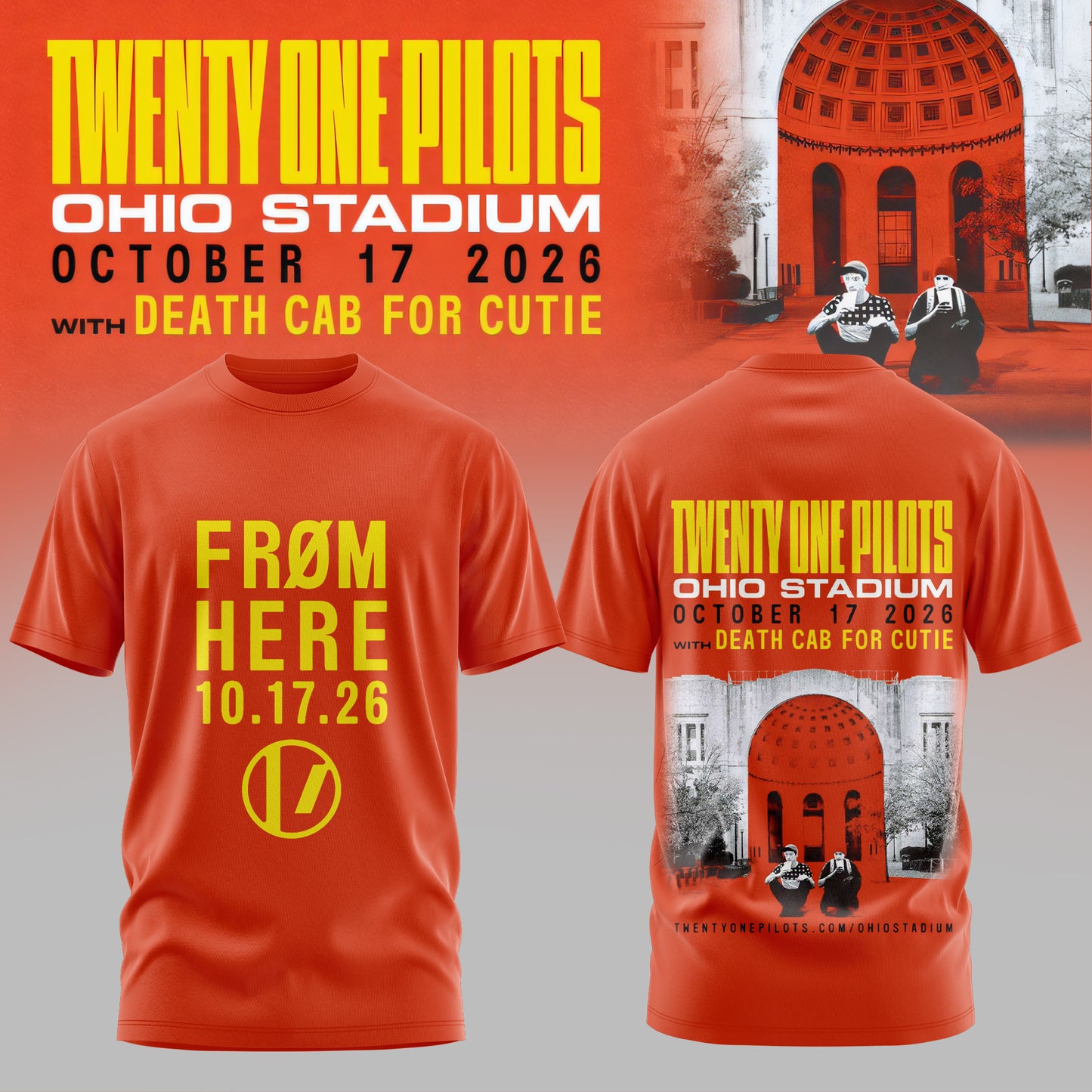 Twenty One Pilots: The Ohio Stadium T-shirt