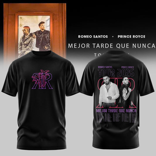 RS & PR – Mejor Tarde Que Nunca Tour 2026 Limited T-Shirt