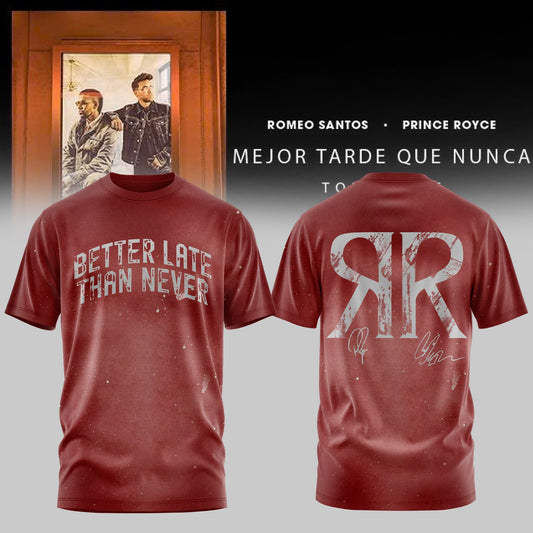 RS & PR – Mejor Tarde Que Nunca Tour 2026 Limited T-Shirt
