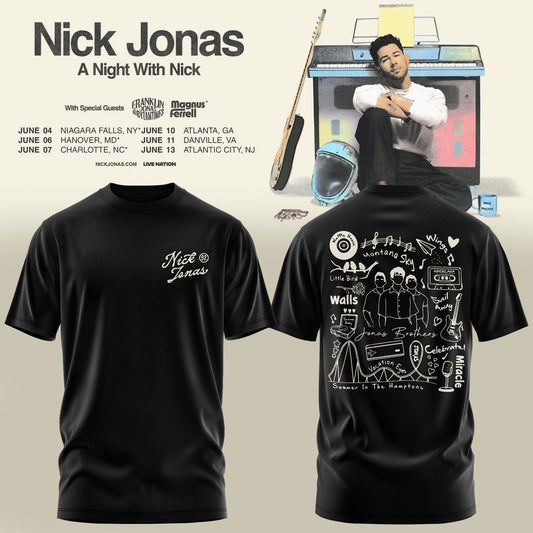 Nick Jonas – A NIGHT WITH NICK T-shirt