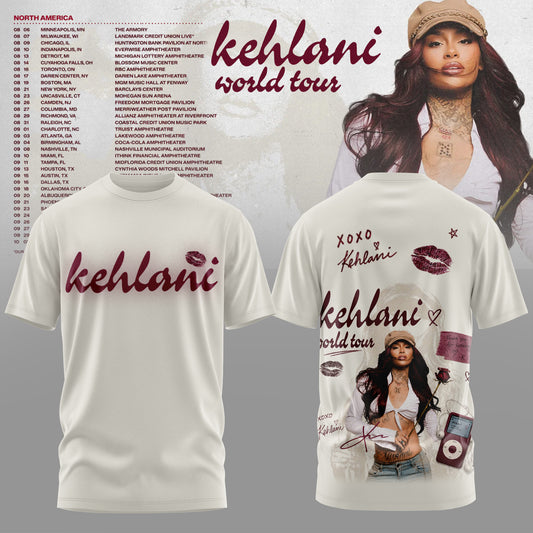 THE KEHLANI WORLD TOUR: North America T-shirt
