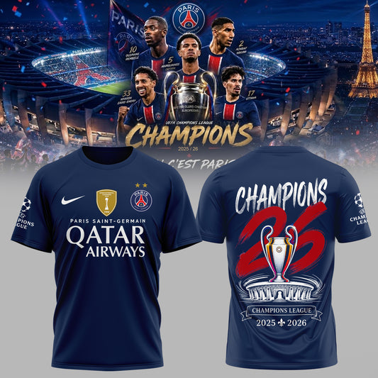 🏆 UEFA Champions League 2026 Champions Edition Tee