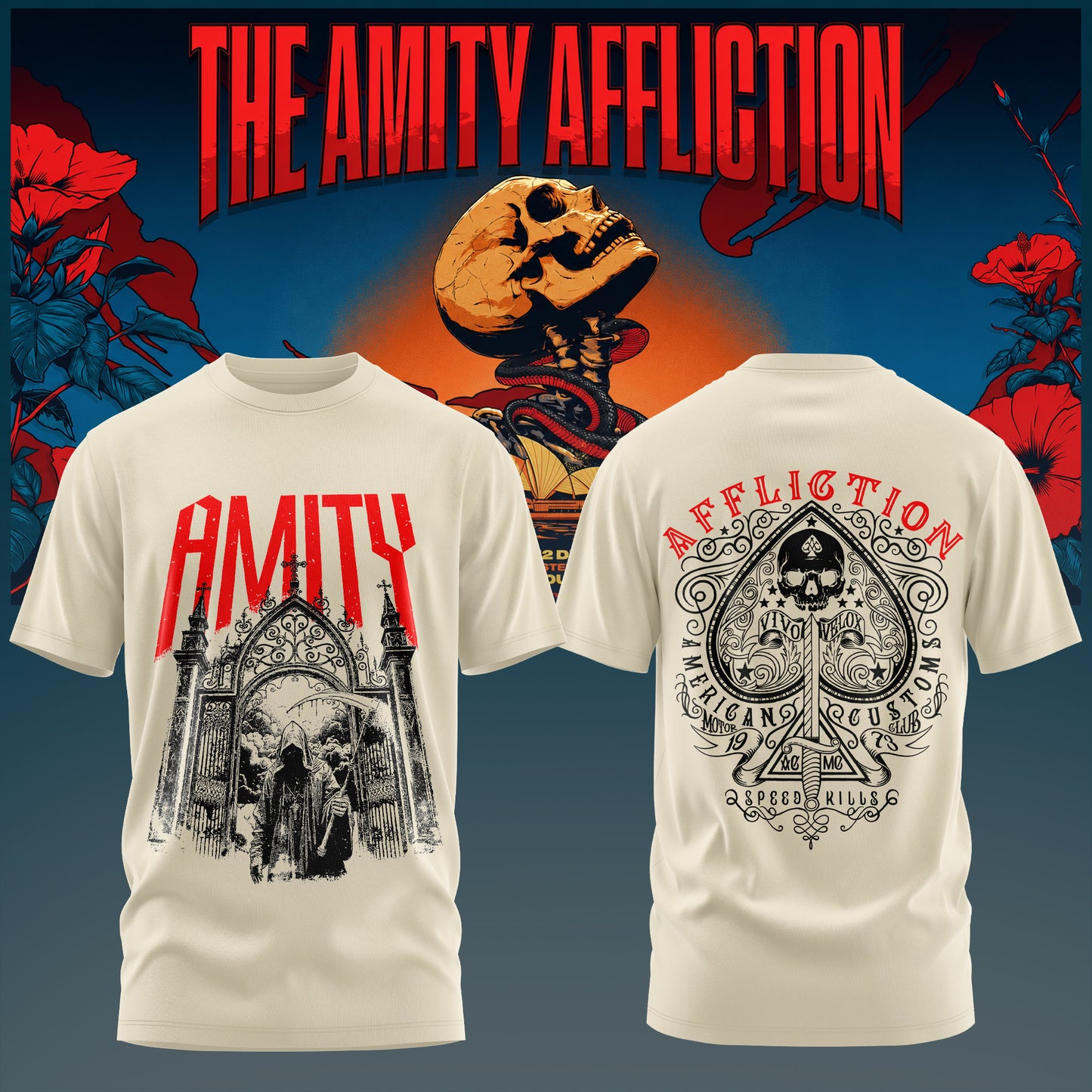 THE AMITY AFFLICTION LEGACY COLLECTION TEE