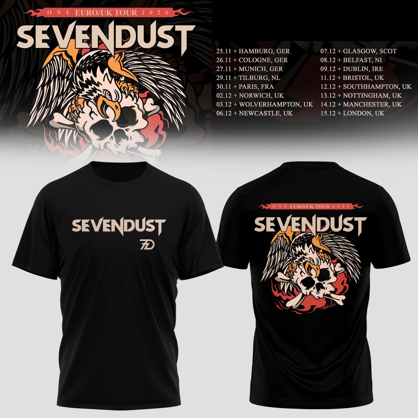 The Dead/Seven Tour Limited T-shirt
