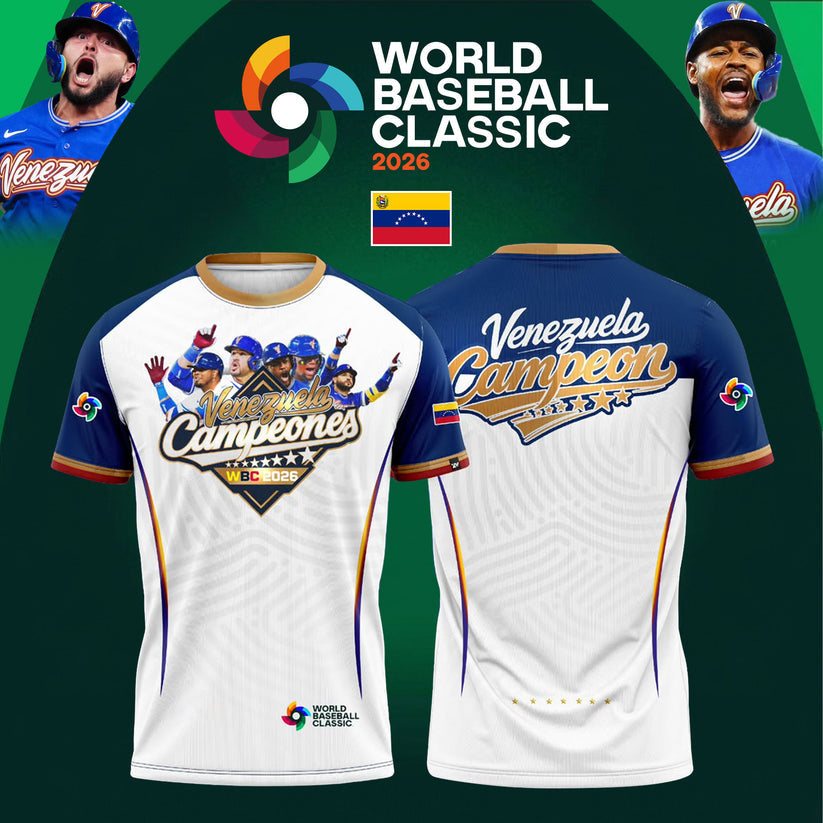 Team Venezuela 2026 World Baseball Classic Champions Limited Edition Shirt