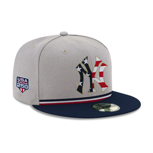 _NEW YORK YANKEES JUDGE X USA 250 ON-FIELD – 4TH OF JULY HAT COLLECTION