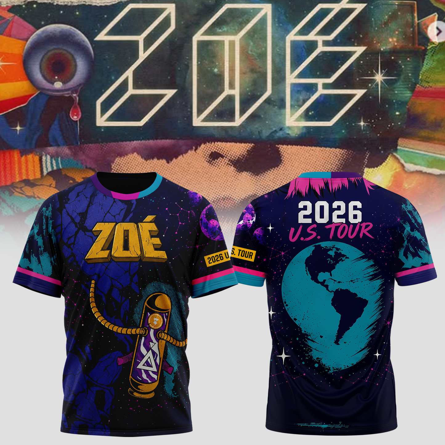 ZOÉ – “MEMOREX + REXSEXEX + MÁS” Tour T-shirt