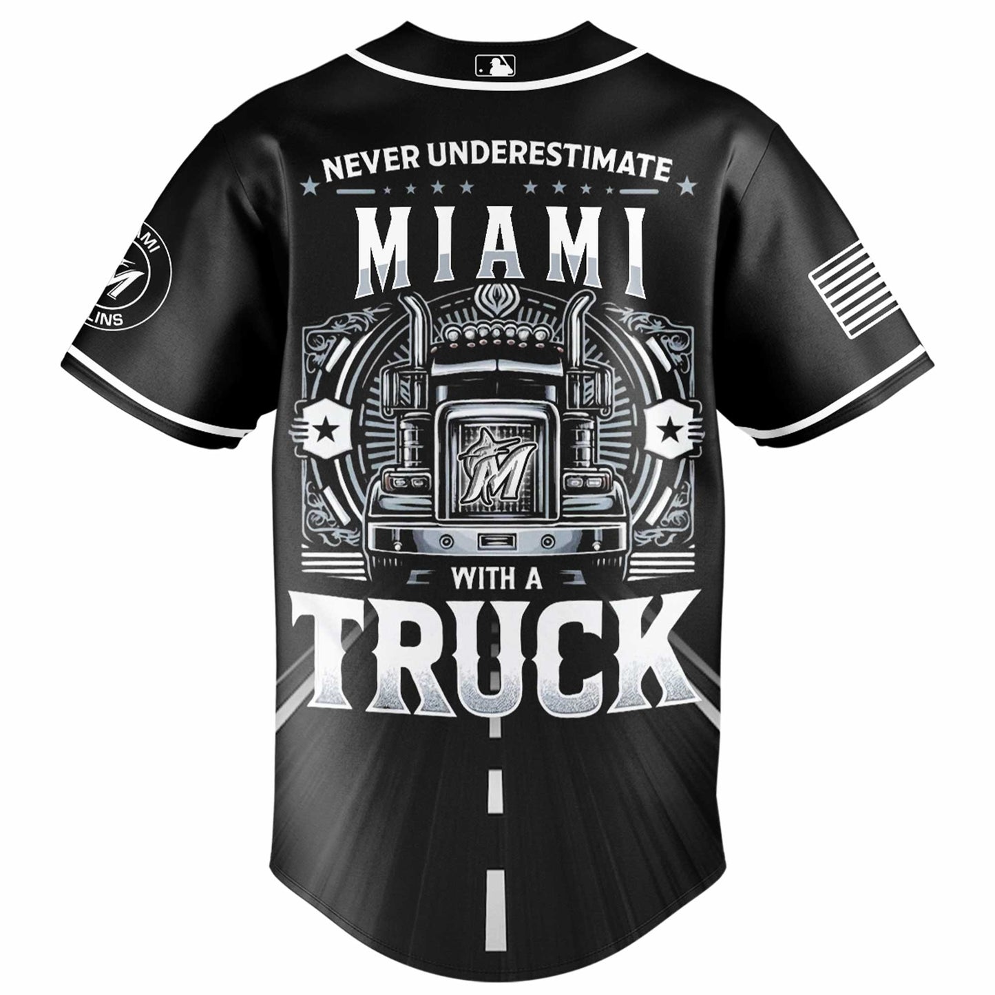 Miami Marlins Nation Truck Driver Appreciation Week Limited Edition Jersey 2025