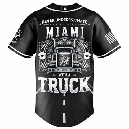 Miami Marlins Nation Truck Driver Appreciation Week Limited Edition Jersey 2025