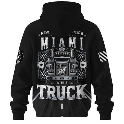 Miami Marlins Nation Truck Driver Appreciation Week Limited Edition Hoodie 2025