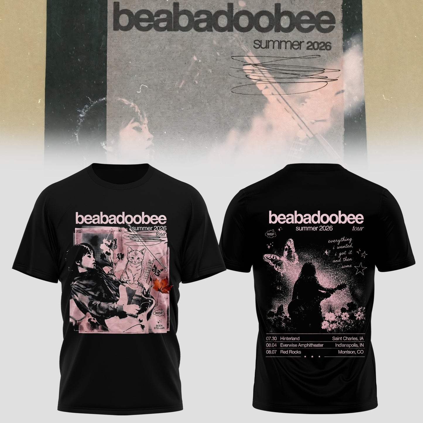 Beabadoobee Summer 2026 Collection Tshirt