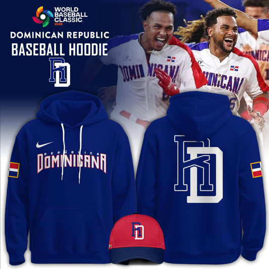 Dominican Republic Baseball 2026 World Baseball Classic Hoodie Limited Edition