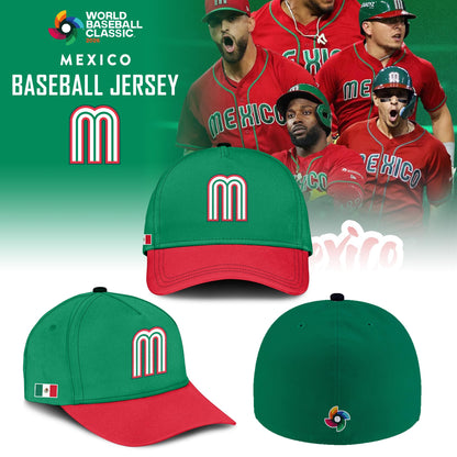 _ Mexico Baseball x Born x Raised Green 2026 World Baseball Classic Jersey Limited Edition Green