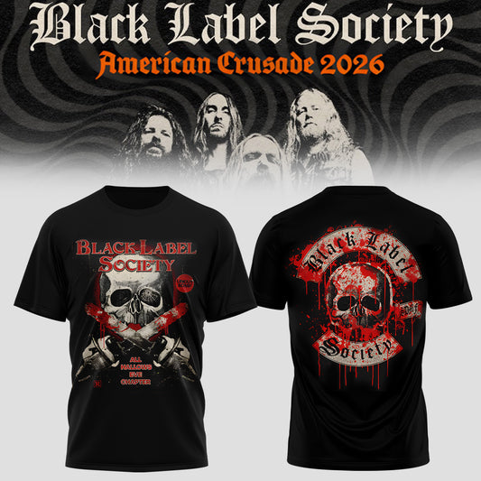 Black Label Society – “American Crusade” Tour Tee