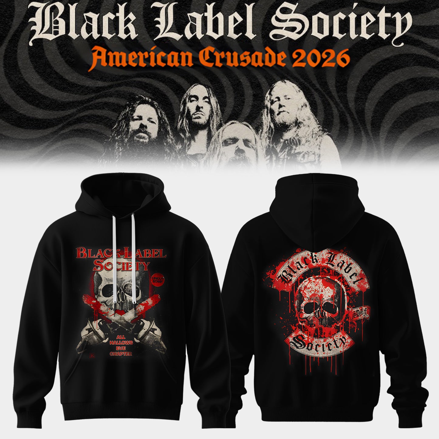 Black Label Society – “American Crusade” Tour Hoodie