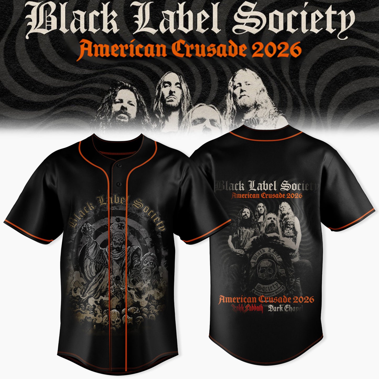 Black Label Society – “American Crusade” Tour Jersey