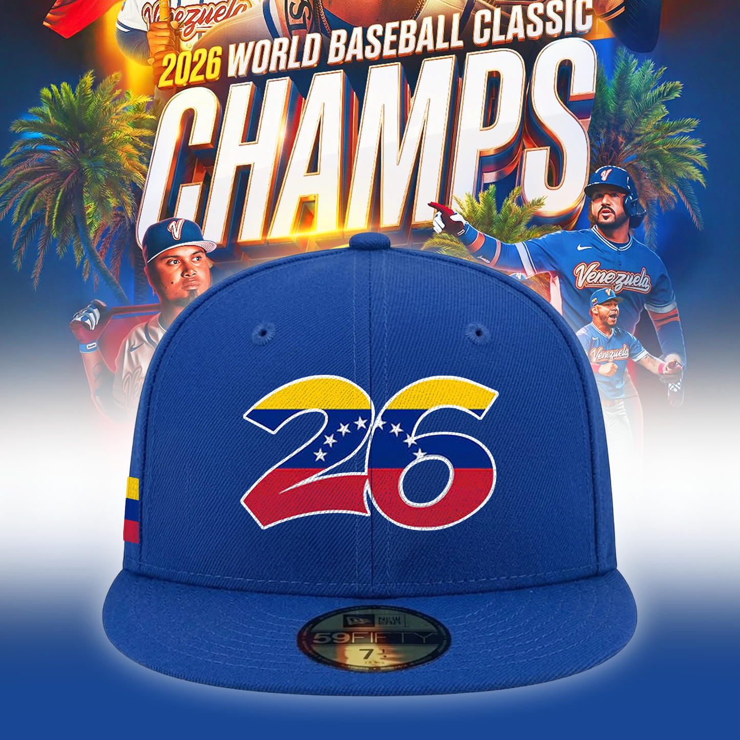 Venezuela Baseball 2026 World Baseball Classic Champions Snapback Hat