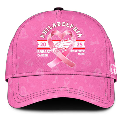 Philadelphia Eagles Special Breast Cancer Awareness Month Limited Edition Hoodie 2025