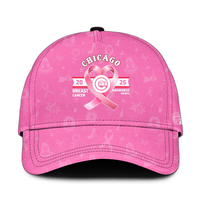 Chicago Cubs Special Breast Cancer Awareness Month Baseball Jersey